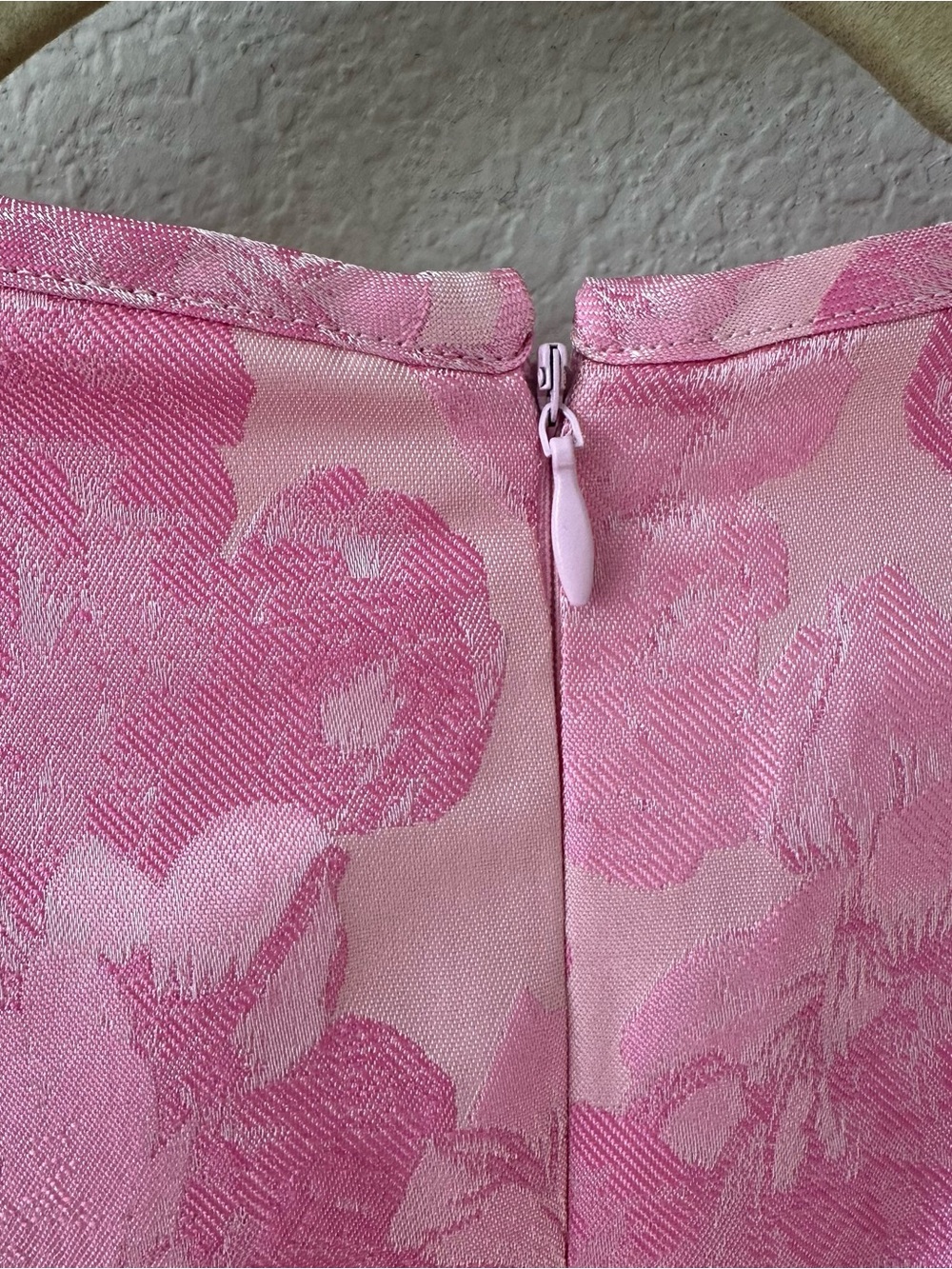 HYACINTH HOUSE Pale Pink Jacquard Janie Mini Dress SZ S NWT - Picture 6 of 7